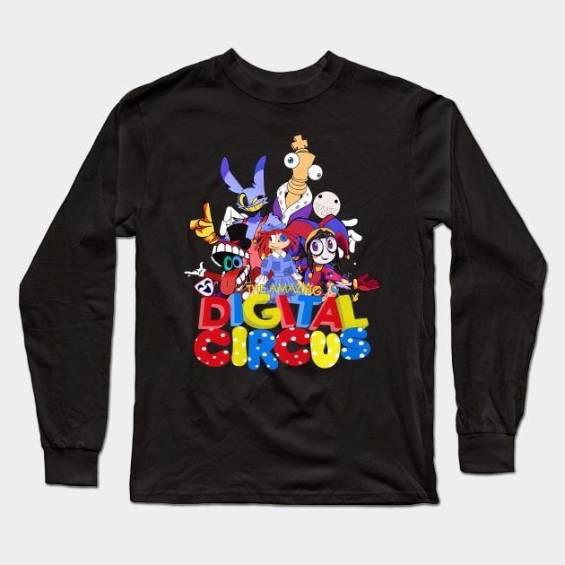 The Amazing Digital Circus Long Sleeve T-Shirt by alujino